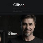 قالب وردپرس CV و رزومه شخصی Gilber