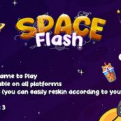 اسکریپت بازی آنلاین HTML دوچرخه سواری در فضا Space Flash