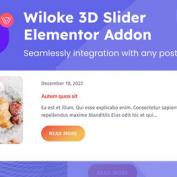 افزونه اسلایدر پست برای المنتور Wiloke Posts Slider