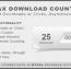 اسکریپت نمایش تعداد دانلود ها Ajax Download Counter