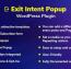 افزونه نمایش پاپ آپ هنگام خروج از سایت Exit Intent Popup برای وردپرس