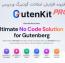 افزونه افزایش امکانات گوتنبرگ وردپرس GutenKit Pro