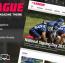 پوسته مجله خبری The League برای وردپرس