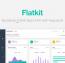 قالب مدیریت وب سایت Flatkit به صورت HTML