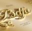 6 موکاپ متن سه بعدی با استایل طلایی و نقره ای