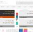 کد تبلیغات متنی فلت خاکستری و نارنجی
