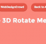 منو چرخشی مکعب ی شکل 3D به صورت CSS3