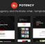 دانلود قالب HTML نمونه کار و پورتفولیو Potency