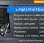 اسکریپت اشتراک گذاری فایل Simple File Sharer نسخه 2.25