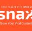 افزونه اشتراک گذاری متن و فایل توسط کاربر Snax برای وردپرس