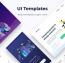 دانلود مجموعه وکتور قالب UI وب و موبایل Startup & New Business Mobile