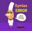 آموزش رفع خطای Syntax Error در وردپرس