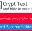 اسکریپت مخفی کردن متن درون تصویر Text Crypto