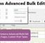 ویرایش دسته جمعی در وردپرس با افزونه WordPress Advanced Bulk Edit