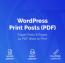 افزونه پرینت مطالب و صفحات وردپرس WordPress Print Posts & Pages (PDF)