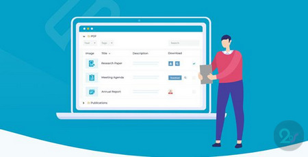 افزونه کتابخانه اسناد برای وردپرس Barn2 Document Library Pro