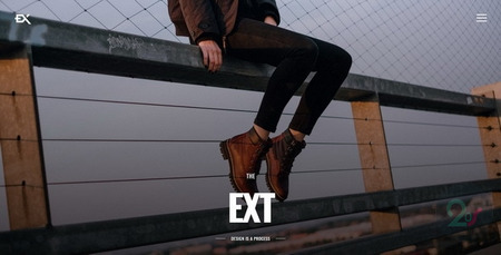 دانلود قالب HTML نمونه کار عکاسی The Ext