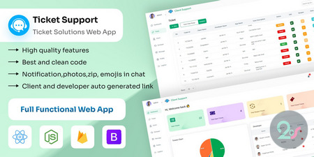 اسکریپت پشتیبانی تیکتینگ Ticket Support