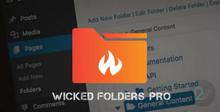 افزونه سازمان دهی محتوا و صفحات وردپرس Wicked Folders Pro